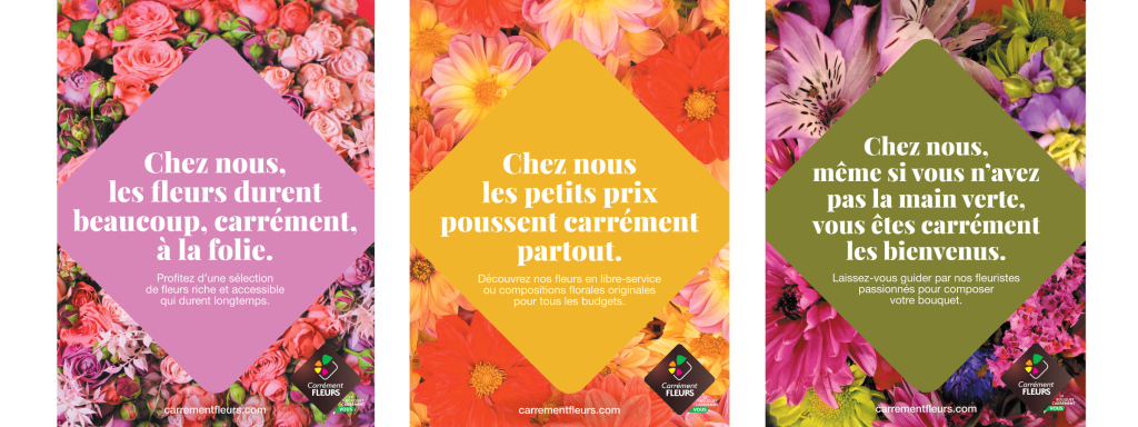 Carrément Fleurs dévoile sa nouvelle plateforme de marque